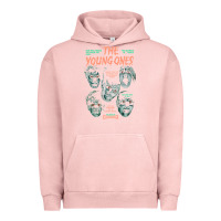 Pigment Salmon THE YOUNG ONES Urban Hoodie - ArtChic