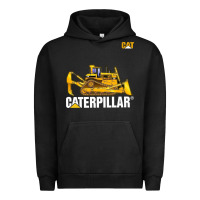 Pigment Black bulldozercat 1 Urban Hoodie - ArtChic