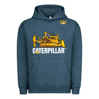 Pigment Midnight Navy bulldozercat 1 Urban Hoodie - ArtChic