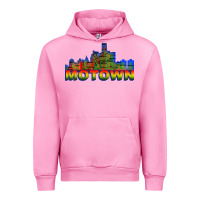 Fuchsia Pink MOTOWN Urban Hoodie - ArtChic