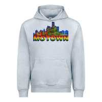 Heather Grey MOTOWN Urban Hoodie - ArtChic