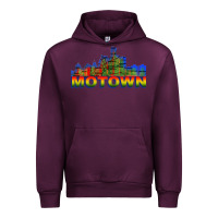 Mauve Wine MOTOWN Urban Hoodie - ArtChic