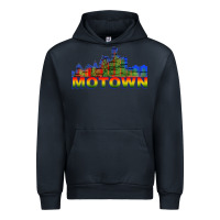 Navy MOTOWN Urban Hoodie - ArtChic