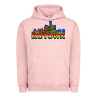 Pigment Salmon MOTOWN Urban Hoodie - ArtChic