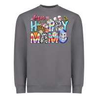 Storm One Happy Mama Easter Bunny Heavyweight Sweatshirt - CowhideDigitalArt