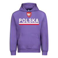 Tulip Sporty Polska Flag And Emblem Polish Coat Of Arms Pullover Hoodie Urban Hoodie - ArtChic