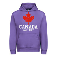 Tulip vintage canada est.1867 maple leaf canadian flag r Urban Hoodie - ArtChic