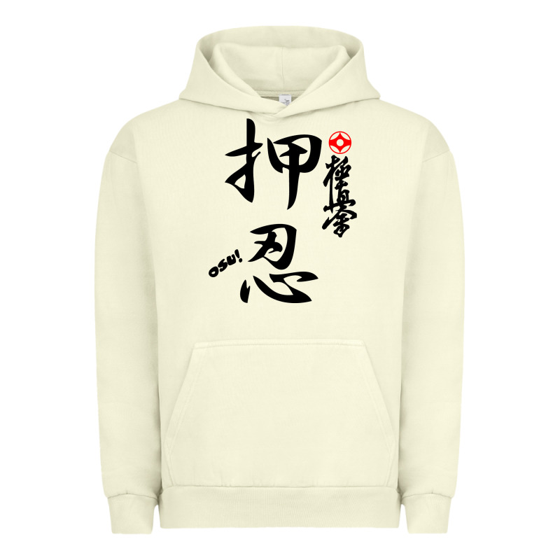 Karate Kyokushin Osu Kanji Urban Hoodie by ArtChic | Teevron