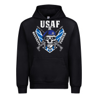 Black US Air Force Security Forces Urban Hoodie - ArtChic