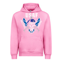 Fuchsia Pink US Air Force Security Forces Urban Hoodie - ArtChic