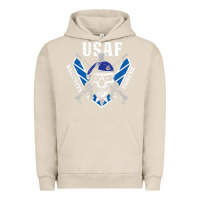 Pigment French Oak US Air Force Security Forces Urban Hoodie - ArtChic