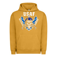 Pigment Peanut Butter US Air Force Security Forces Urban Hoodie - ArtChic
