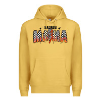 Antique Gold baddas mama Premium Hoodie - CowhideDigitalArt