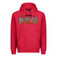 Cardinal baddas mama Premium Hoodie - CowhideDigitalArt