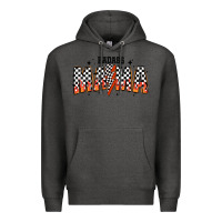 Charcoal Heather baddas mama Premium Hoodie - CowhideDigitalArt
