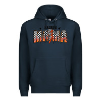 Navy baddas mama Premium Hoodie - CowhideDigitalArt