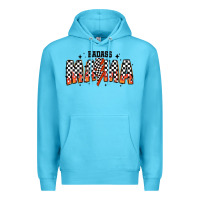 Ocean Blue baddas mama Premium Hoodie - CowhideDigitalArt
