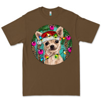 Cacao Christmas Chihuahua Premium Tee - RanaPortraitStore