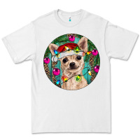 White Christmas Chihuahua Premium Tee - RanaPortraitStore