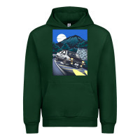 Forest Green initial d poster hipster Urban Hoodie - ArtChic