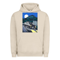 Pigment French Oak initial d poster hipster Urban Hoodie - ArtChic