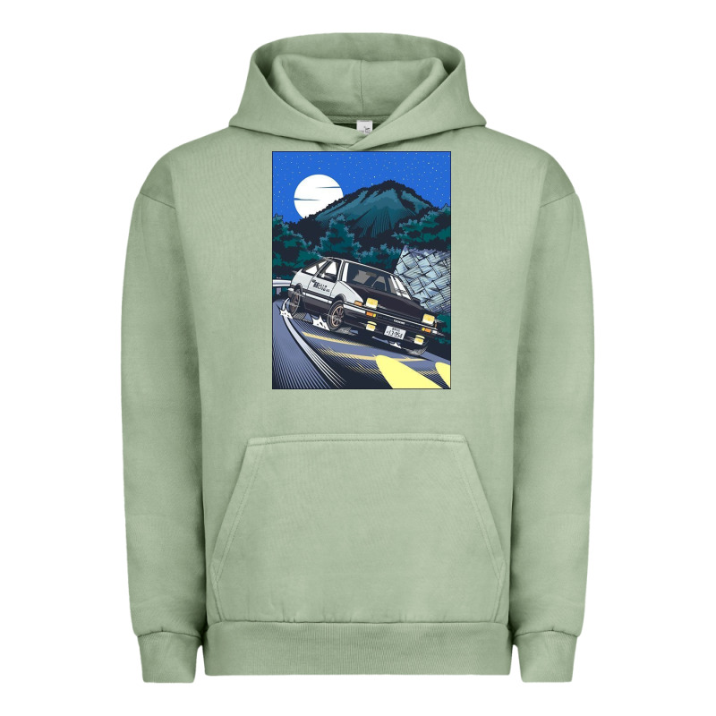 Initial D Poster Hipster Urban Hoodie by ArtChic | Teevron