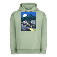 Pigment Oil Green initial d poster hipster Urban Hoodie - ArtChic