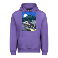 Tulip initial d poster hipster Urban Hoodie - ArtChic