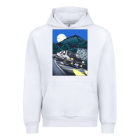 White initial d poster hipster Urban Hoodie - ArtChic