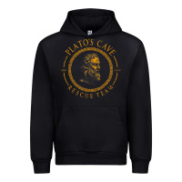 Black platos cave rescue team ancient greek philosophy p Urban Hoodie - ArtChic