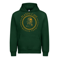 Forest Green platos cave rescue team ancient greek philosophy p Urban Hoodie - ArtChic