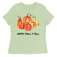 Matcha Happy Fall Y all Ladies Tee - Bettercallsaul
