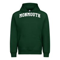 Forest Green Monmouth Arch Retro University Style Urban Hoodie - ArtChic