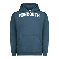 Pigment Midnight Navy Monmouth Arch Retro University Style Urban Hoodie - ArtChic