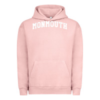 Pigment Salmon Monmouth Arch Retro University Style Urban Hoodie - ArtChic