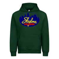 Forest Green skyline chili Urban Hoodie - ArtChic