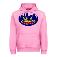 Fuchsia Pink skyline chili Urban Hoodie - ArtChic