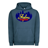 Pigment Midnight Navy skyline chili Urban Hoodie - ArtChic