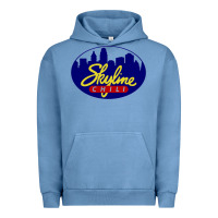 Pigment Pebble Blue skyline chili Urban Hoodie - ArtChic