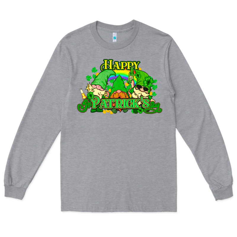 St. Patrick's Day Gnomes Long Sleeve Tee by HowdyJamesFarm | Teevron