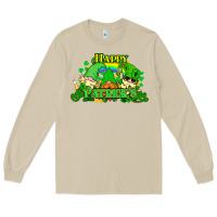 Mushroom St. Patrick's Day gnomes Long Sleeve Tee - HowdyJamesFarm