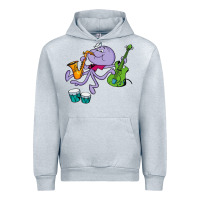 Heather Grey squiddly diddly Urban Hoodie - ArtChic