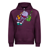 Mauve Wine squiddly diddly Urban Hoodie - ArtChic
