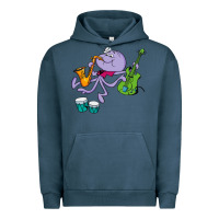 Pigment Midnight Navy squiddly diddly Urban Hoodie - ArtChic