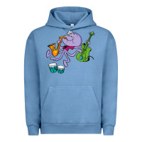 Pigment Pebble Blue squiddly diddly Urban Hoodie - ArtChic