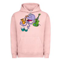 Pigment Salmon squiddly diddly Urban Hoodie - ArtChic