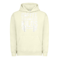 Pigment Pistachio Coffee And Kilos Weightlifting Gift Urban Hoodie - ArtChic