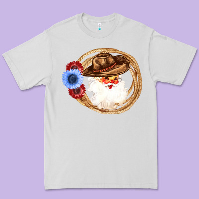 Cowboy Santa Premium Tee Designed By Bettercallsaul