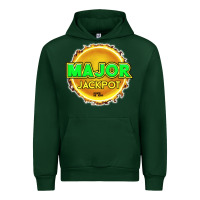 Forest Green MAJOR JACKPOT Design - Pokie Designs Urban Hoodie - ArtChic