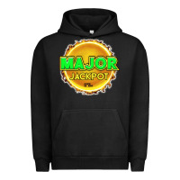 Pigment Black MAJOR JACKPOT Design - Pokie Designs Urban Hoodie - ArtChic